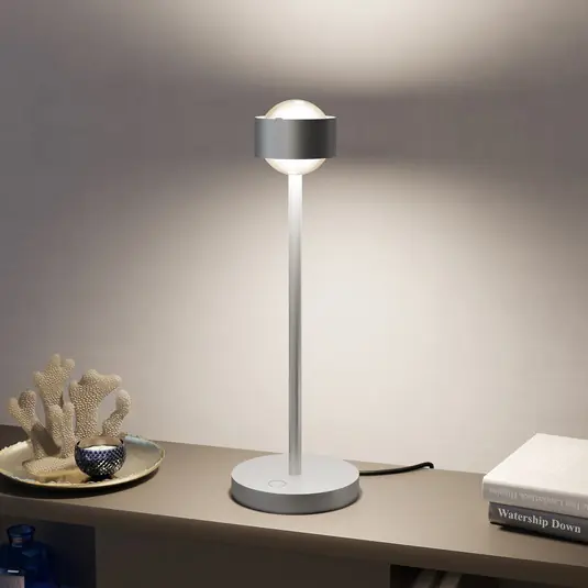 Puk! 80 Eye Table LED, lenti, cromo satinato Ordina Subito