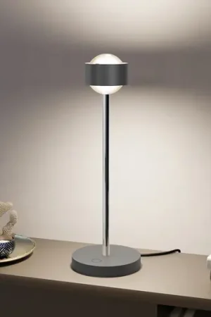 Spedizione Espresso Puk! 80 Eye Table LED lenti, antracite/cromo