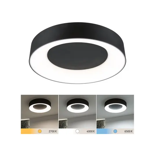 Paulmann HomeSpa Casca plafoniera Ø40cm nero Sconto