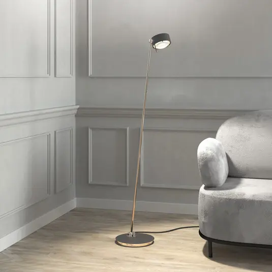 Vendita Finale Puk! 120 Floor LED lenti tra/satin antracite satin
