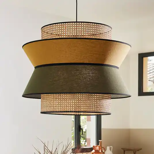Occasione Imperdibile MARKET SET Singapore XXL Lampada a sospensione kaki/curry