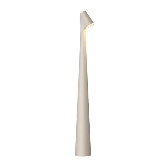 Vibia Lampada da tavolo a batteria a LED Africa, altezza 45 cm, beige chiaro Professionale