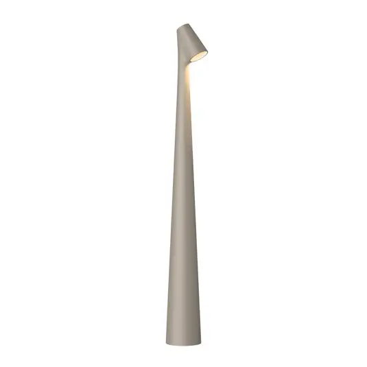 Vendita Finale Vibia Lampada da tavolo a batteria a LED Africa, altezza 45 cm, beige scuro