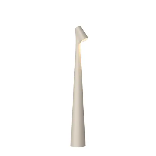Promozione Vibia Lampada da tavolo a batteria a LED Africa, altezza 40 cm, beige chiaro