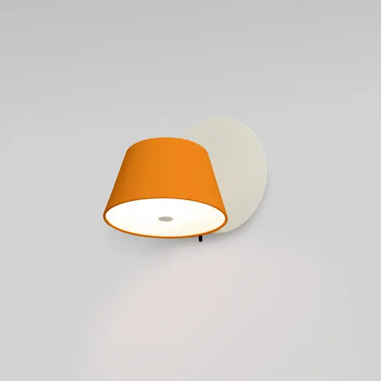 Nuova Collezione MARSET Tam Tam applique a 1 luce bianco opaco/arancio