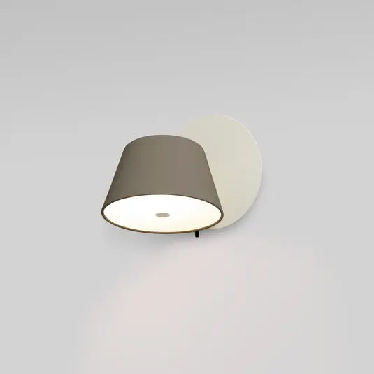 Miglior Prezzo MARSET Tam Tam applique a 1 luce bianco opaco/marrone