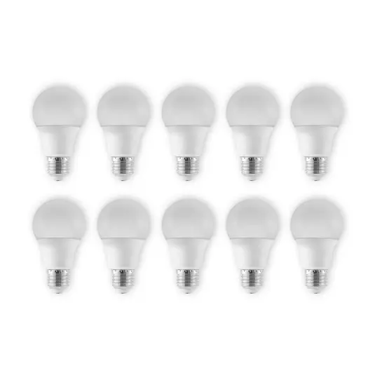 Lampadina LED E27 A60 4,9W 3.000K opale set 10x A Buon Prezzo