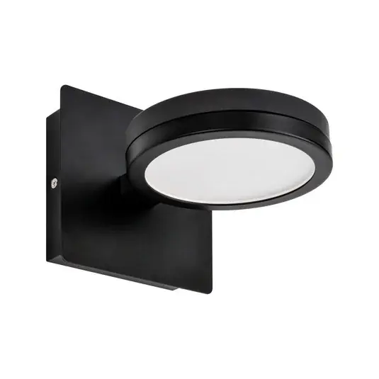 Promo Stagionale LIGHTME applique LED Aqua down 1 luce nero