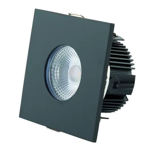 Professionale DOTLUX MULTIsun LED incasso, angolare, nero