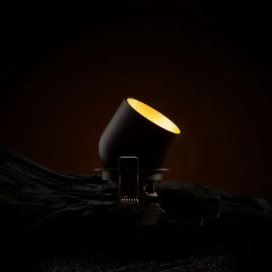 Solo Oggi SLC Cup spot LED da incasso nero/oro 2.700K
