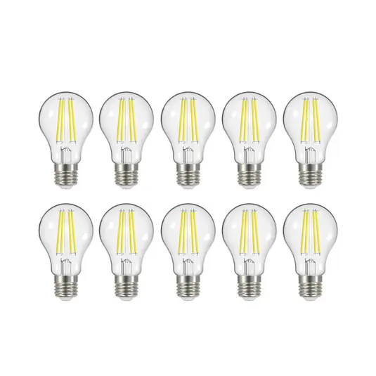 LED filamenti E27 3,8W 827 806 lm set 10x Reso Gratuito