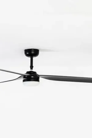 Ventilatore a soffitto Punt M DC lampada LED nero Popolare