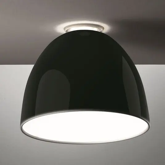Artemide Nur Mini Gloss plafoniera, nero Compra Adesso