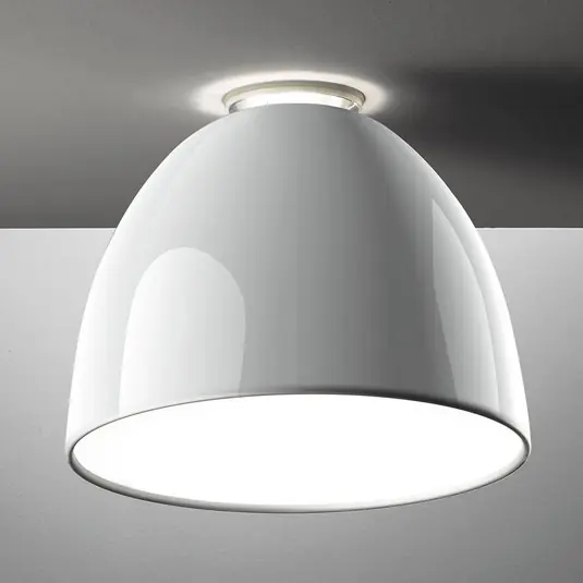 Artemide Nur Mini Gloss plafoniera LED, bianco Prezzo Scontato