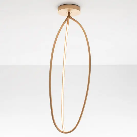 Artemide Arrival plafoniera, app, ottone, 70cm Consegna Rapida