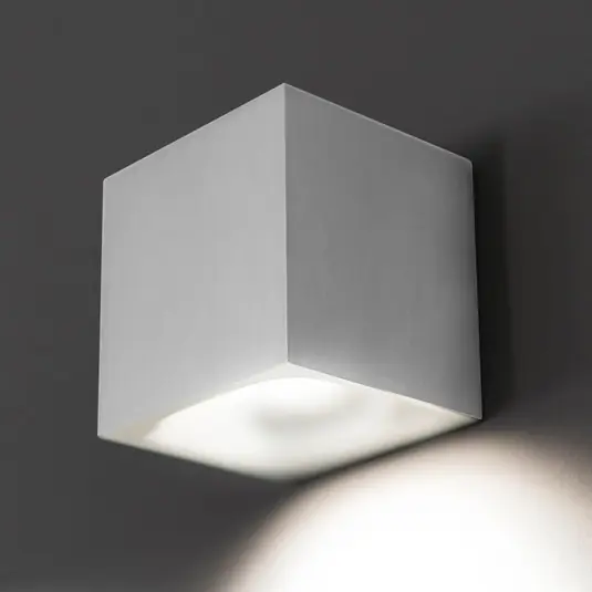 Artemide Aede applique LED, luce in basso, bianco Popolare