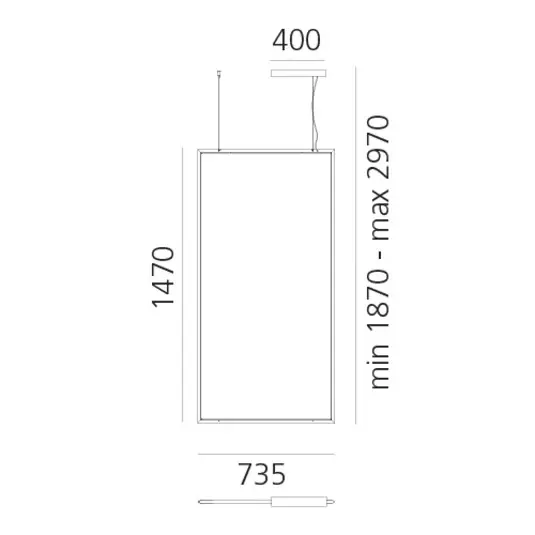 Sconto Artemide Discovery Rectangular APP alu 3.000K