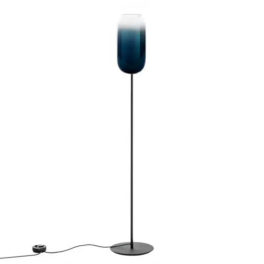 Popolare Artemide Gople piantana, blu/nero