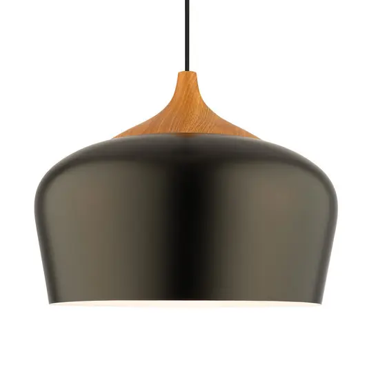 Lampada a sospensione Voltige in metallo nero Occasione