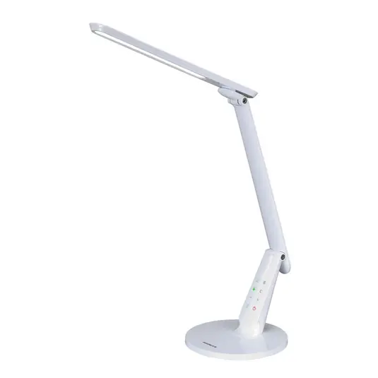 Lampada LED da scrivania Zig con display bianco Sconto