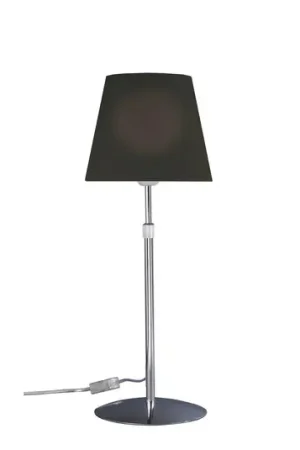 Aluminor Store lampada da tavolo, cromo/nero Spedito Oggi