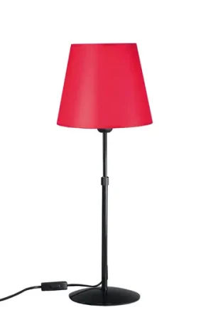 Super Prezzo Aluminor Store lampada da tavolo, nero/rosso