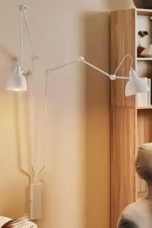 Pagamento Sicuro Applique 814, orientabile, a 2 luci, bianco