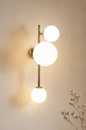 Applique Dione, 3 luci, dorata A Buon Prezzo