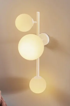 Applique Dione, 3 luci, bianco Saldi