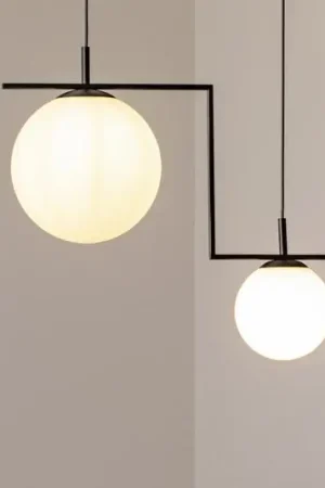 Lampada a sospensione Zac, 2 luci, nero Soddisfatti O Rimborsati