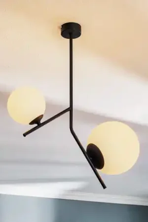 Bestseller Lampada a sospensione Dione, 2 luci, nero