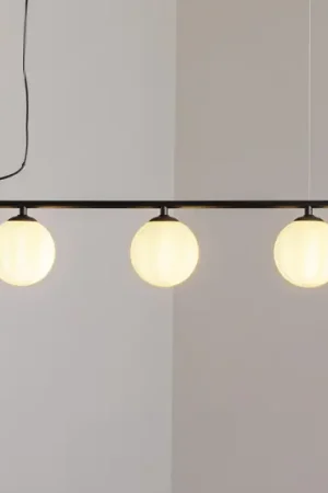 Quantità Limitata Lampada a sospensione Beryl, 3 luci, nero