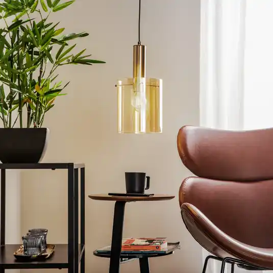 Lampada a sospensione Calena, 1 luce, oro Novità