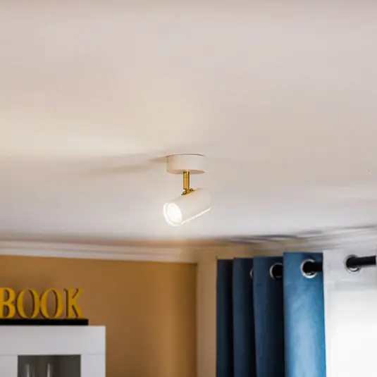 Offerta Faretto da soffitto Lund in bianco, 1 luce