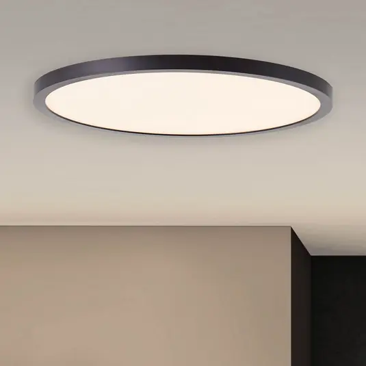Tuco LED plafoniera, dimmerabile, nero, plastica, Ø 30 cm Promozione