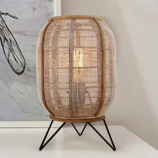 Offerta Del Giorno Lampada da tavolo Tanah con bambù