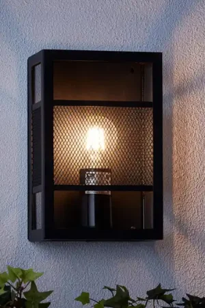 Scelto Dai Clienti Applique da esterni Gettta, nero