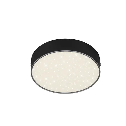 Flame Star LED plafoniera, Ø 15,7 cm, nero Offerta Limitata