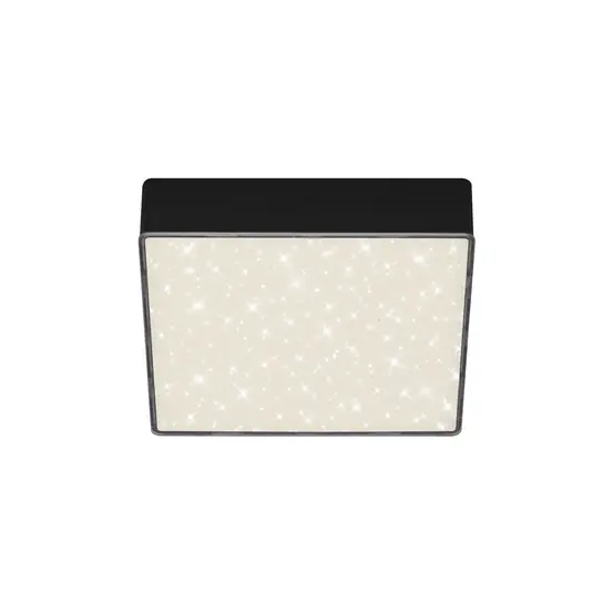 Plafoniera LED Flame Star, 15,7 x 15,7 cm, nero Soddisfatti O Rimborsati
