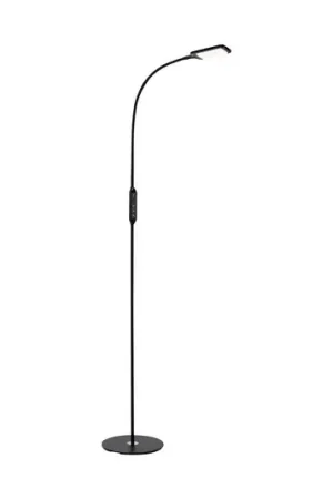 Super Prezzo Lampada da terra LED Office Remote, nera, dimmerabile, CCT