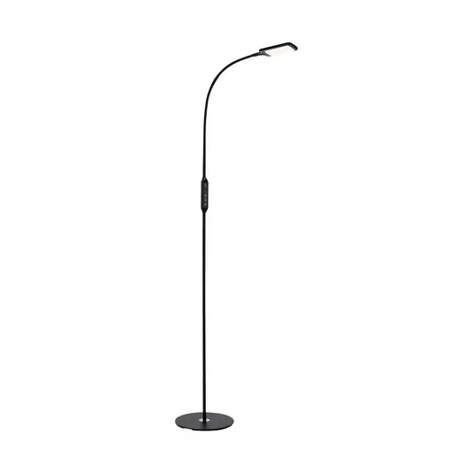 Super Prezzo Lampada da terra LED Office Remote, nera, dimmerabile, CCT