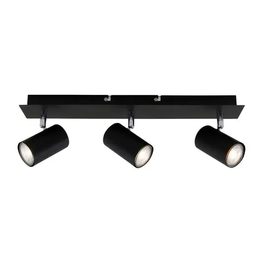 Offerta Limitata Plafoniera 2857-035, orientabile, 3 luci, nero
