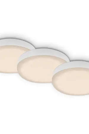 Faretto LED da incasso Plat, bianco, set 3x 3.000K Offerta Limitata