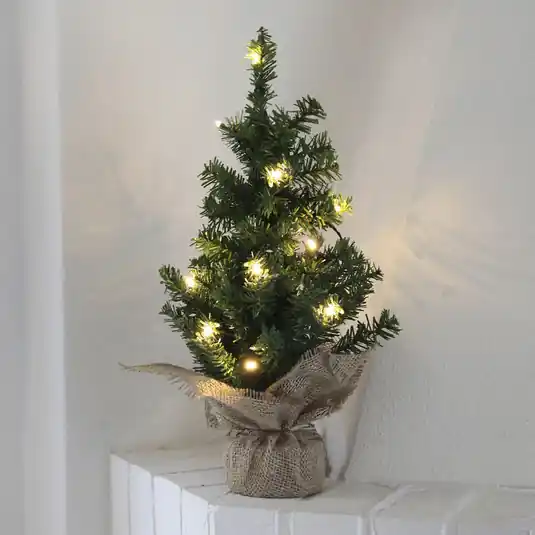 Offerta Limitata Abete a LED Tree con sacco di iuta