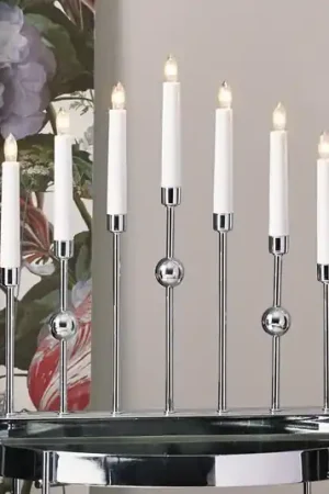 Subito Disponibile Candelabro cromato Gustavo a 7 luci