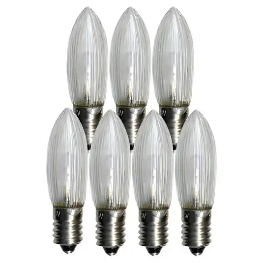 Lampada sostitutiva a LED E10 0,2W 2.100K confezione da 7 pezzi A Buon Prezzo