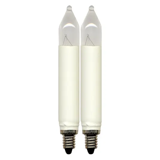 Lampadina di ricambio E10 3W 34V confezione da 2, 12 cm, Ø 2cm Offerta Speciale