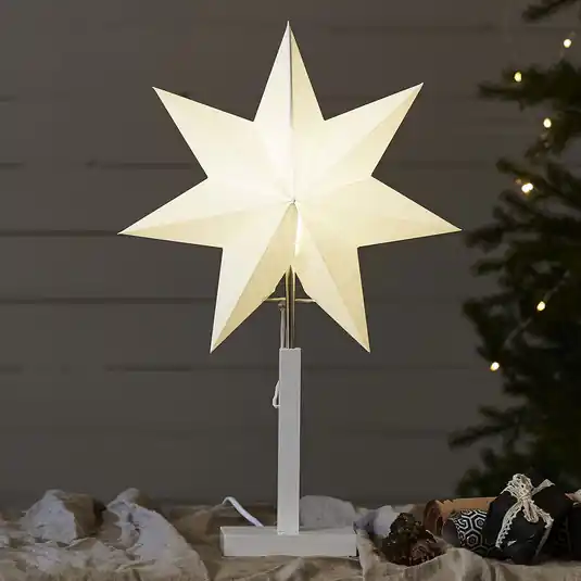 Stella su piedistallo Karo, altezza 55 cm Offerta Limitata