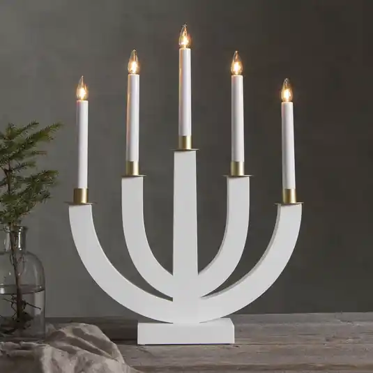 Miglior Prezzo Candelabro Eli bianco