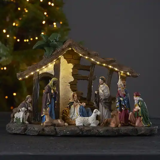 Offerta Del Giorno Lampada LED Nativity, a batteria, 37 cm